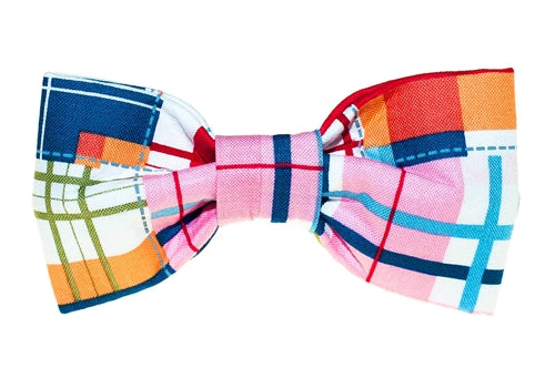 Madras Plaid Bow Tie