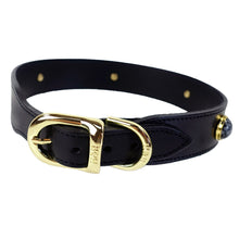 Au Naturale Matching Leather Collar and Leash Set