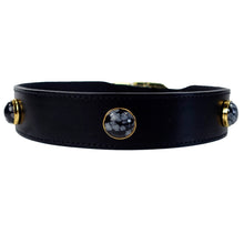 Au Naturale Matching Leather Collar and Leash Set